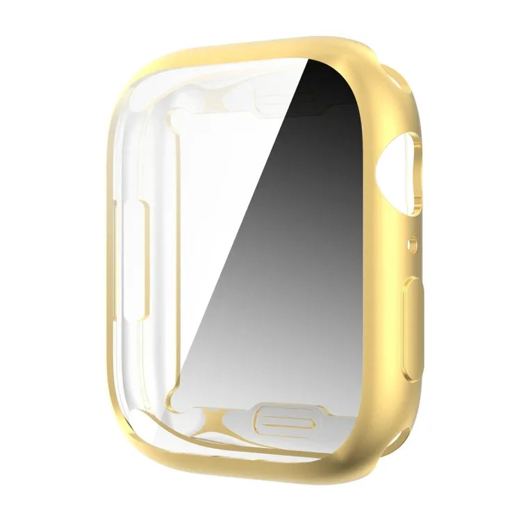 เคสป้องกันแบบชุบไฟฟ้าครอบคลุม TPU กันกระแทก สำหรับ Apple Watch Series 9 / 8 / 7 41mm, สำหรับ Apple Watch Series 9 / 8 / 7 45mm