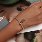 จี้ดอกทานตะวันเงินสเตอร์ลิง S925 อุปกรณ์ทำสร้อยข้อมือสร้อยคอ DIY ลายดอกทานตะวัน
