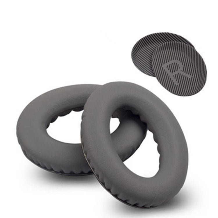 สำหรับ BOSE QC35 ปลอกหูหุ้มหนังเทียมนุ่ม พร้อมฝ้าย LR, 1 คู่
