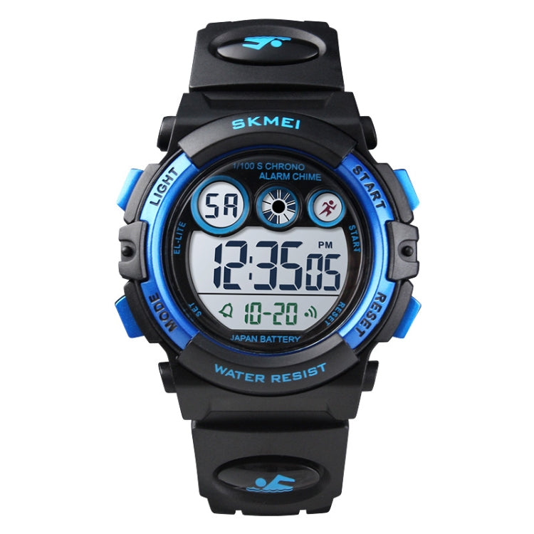 นาฬิกาอิเล็กทรอนิกส์สำหรับเด็ก SKMEI 1451 จับเวลาแบบดิจิทัล LED โครโนกราฟเรืองแสง รุ่น 1451 (สีชมพูใสฟ้า), 1451 (สีม่วงใส), 1451 (สีฟ้าใส), 1451 (สีแดงกุหลาบใส), 1451 (ตัวเรือนขาววงกลมฟ้า)