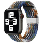 สายรัดนาฬิกาไนลอนถักแบบหัวล็อกเดียวสำหรับ Apple Watch Series, 7 41mm / 6&SE&5&4 40mm / 3&2&1 38mm
