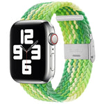 สายรัดนาฬิกาไนลอนถักแบบหัวล็อกเดียวสำหรับ Apple Watch Series, 7 41mm / 6&SE&5&4 40mm / 3&2&1 38mm