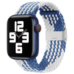สายรัดนาฬิกาไนลอนถักแบบหัวล็อกเดียวสำหรับ Apple Watch Series, 7 41mm / 6&SE&5&4 40mm / 3&2&1 38mm