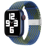 สายรัดนาฬิกาไนลอนถักแบบหัวล็อกเดียวสำหรับ Apple Watch Series, 7 41mm / 6&SE&5&4 40mm / 3&2&1 38mm