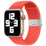 สายรัดนาฬิกาไนลอนถักแบบหัวล็อกเดียวสำหรับ Apple Watch Series, 7 41mm / 6&SE&5&4 40mm / 3&2&1 38mm