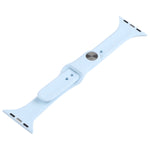 Slimming Silicone Replacement Watchband For Apple Watch Series, 7 41mm / 6&SE&5&4 40mm / 3&2&1 38mm