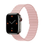 สายซิลิโคนแม่เหล็กรวมสั้นสำหรับ Apple Watch Series, 7 41mm / 6&SE&5&4 40mm / 3&2&1 38mm, 7 45mm / 6&SE&5&4 44mm / 3&2&1 42mm