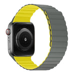 สายซิลิโคนแม่เหล็กรวมสั้นสำหรับ Apple Watch Series, 7 41mm / 6&SE&5&4 40mm / 3&2&1 38mm, 7 45mm / 6&SE&5&4 44mm / 3&2&1 42mm