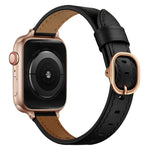 สายหนังขนาด 14mm สำหรับ Apple Watch Series, 7 41mm / 6&SE&5&4 40mm / 3&2&1 38mm, 7 45mm / 6&SE&5&4 44mm / 3&2&1 42mm
