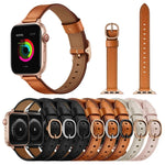 สายหนังขนาด 14mm สำหรับ Apple Watch Series, 7 41mm / 6&SE&5&4 40mm / 3&2&1 38mm, 7 45mm / 6&SE&5&4 44mm / 3&2&1 42mm