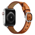 สายหนังขนาด 14mm สำหรับ Apple Watch Series, 7 41mm / 6&SE&5&4 40mm / 3&2&1 38mm, 7 45mm / 6&SE&5&4 44mm / 3&2&1 42mm