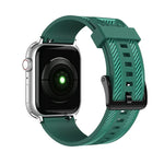 สายเปลี่ยนลายคาร์บอนไฟเบอร์สำหรับ Apple Watch Series, 7 41mm / 6&SE&5&4 40mm / 3&2&1 38mm, 7 45mm / 6&SE&5&4 44mm / 3&2&1 42mm