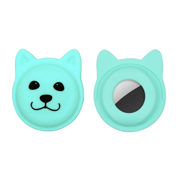 Cute Cartoon Pet Collar Anti-lost Tracker Silicone Case For AirTag 2nd Gen / AirTag 1st Gen, Serious Face, Naughty Smiley, Hanhan Smile, Naughty Smile
