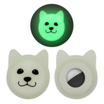 Cute Cartoon Pet Collar Anti-lost Tracker Silicone Case For AirTag 2nd Gen / AirTag 1st Gen, Serious Face, Naughty Smiley, Hanhan Smile, Naughty Smile
