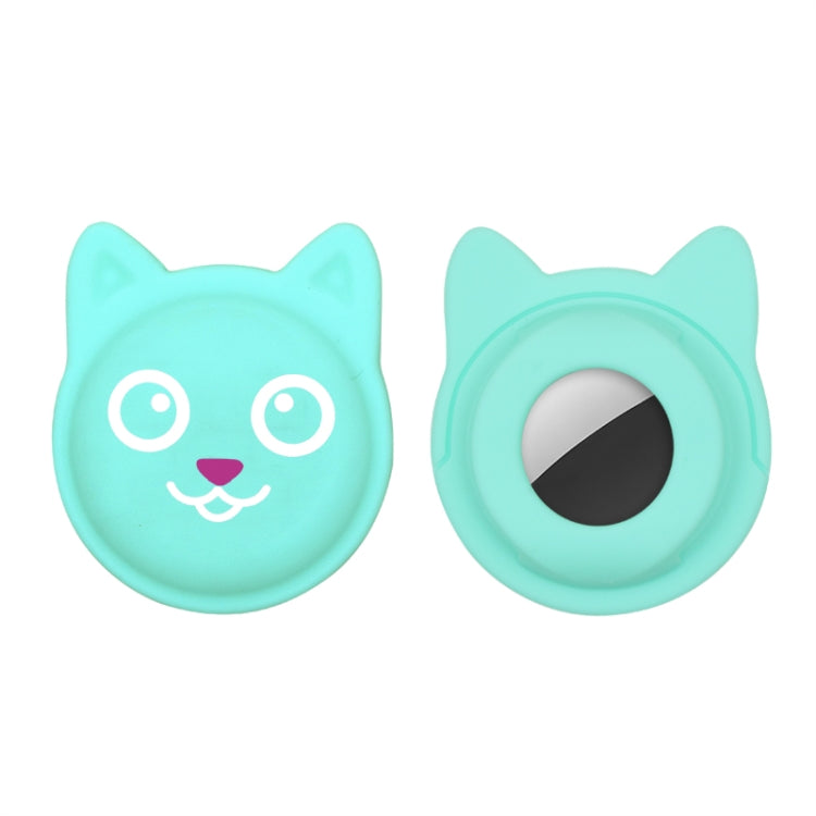 Cute Cartoon Pet Collar Anti-lost Tracker Silicone Case For AirTag 2nd Gen / AirTag 1st Gen, Serious Face, Naughty Smiley, Hanhan Smile, Naughty Smile