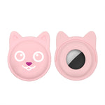 Cute Cartoon Pet Collar Anti-lost Tracker Silicone Case For AirTag 2nd Gen / AirTag 1st Gen, Serious Face, Naughty Smiley, Hanhan Smile, Naughty Smile