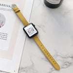 สายลดความหนาลายลิทชี่สำหรับ Apple Watch Series, 7 41mm / 6&SE&5&4 40mm / 3&2&1 38mm, 7 45mm / 6&SE&5&4 44mm / 3&2&1 42mm