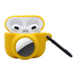เคสซิลิโคนกันกระแทกแบบเต็มรูปแบบ 2 in 1 สำหรับ AirPods 3 / AirTag รุ่นที่ 2 / รุ่นที่ 1 สำหรับ AirPods 3 / AirTag