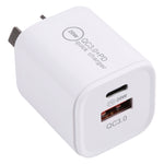 20WACB ที่ชาร์จเร็ว 20W QC3.0 + PD, ปลั๊ก AU, ปลั๊ก EU, ปลั๊ก US
