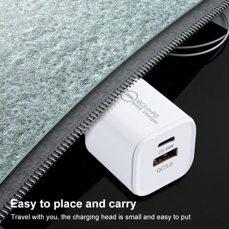 20WACB ที่ชาร์จเร็ว 20W QC3.0 + PD, ปลั๊ก AU, ปลั๊ก EU, ปลั๊ก US