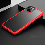 Frosted Back Shockproof Phone Case, For iPhone 12 mini, For iPhone 12 / 12 Pro, For iPhone 12 Pro Max, For iPhone 11, For iPhone 11 Pro, For iPhone 11 Pro Max