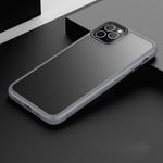 Frosted Back Shockproof Phone Case, For iPhone 12 mini, For iPhone 12 / 12 Pro, For iPhone 12 Pro Max, For iPhone 11, For iPhone 11 Pro, For iPhone 11 Pro Max