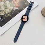 สายรัดนาฬิกาหนังลายม้าบ้าแบบด้าน ขนาด 20 มม., 22 มม.