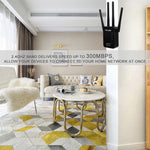 เราเตอร์ WiFi อัจฉริยะไร้สายพร้อมรีพีตเตอร์และเสาอากาศ WiFi 4 ต้น, ปลั๊ก EU สีดำ, ปลั๊ก EU สีขาว, ปลั๊ก UK สีดำ, ปลั๊ก UK สีขาว, ปลั๊ก US สีดำ, ปลั๊ก US สีขาว