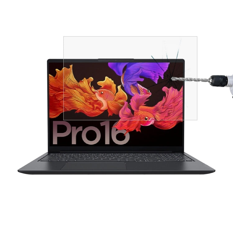 ฟิล์มกระจกนิรภัย HD สำหรับหน้าจอโน้ตบุ๊ก สำหรับ Xiaomi RedmiBook 16 นิ้ว, สำหรับ Xiaomi Redmi G 2021 16 นิ้ว, สำหรับ Xiaomi Redmi G เกมมิ่ง 16 นิ้ว, สำหรับ Dell Latitude Z 16 นิ้ว, สำหรับ Dell Latitude Z600 16 นิ้ว, สำหรับ Dell Studio XPS 16 นิ้ว