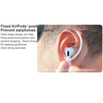 1 คู่ สายคล้องซิลิโคนกันหายสำหรับหูฟังไร้สาย imak หูเกี่ยว สำหรับ AirPods 3