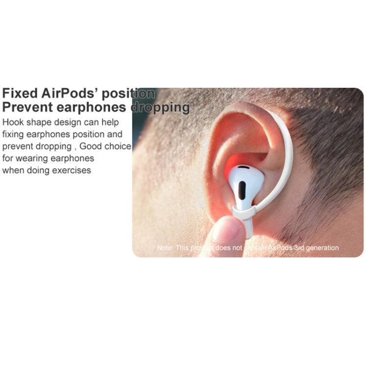 1 คู่ สายคล้องซิลิโคนกันหายสำหรับหูฟังไร้สาย imak หูเกี่ยว สำหรับ AirPods 3
