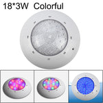 ไฟติดผนังสระว่ายน้ำ ABS ไฟใต้น้ำ กำลังไฟ 6W, 9W, 12W, 18W, 24W, 12x3W, 18x3W