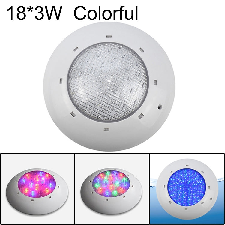 ไฟติดผนังสระว่ายน้ำ ABS ไฟใต้น้ำ กำลังไฟ 6W, 9W, 12W, 18W, 24W, 12x3W, 18x3W