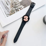 สายรัดนาฬิกาหนังสองด้าน สำหรับ Samsung Galaxy Watch4 40 มม. / 44 มม.