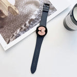 สายรัดนาฬิกาหนังสองด้าน สำหรับ Samsung Galaxy Watch4 40 มม. / 44 มม.