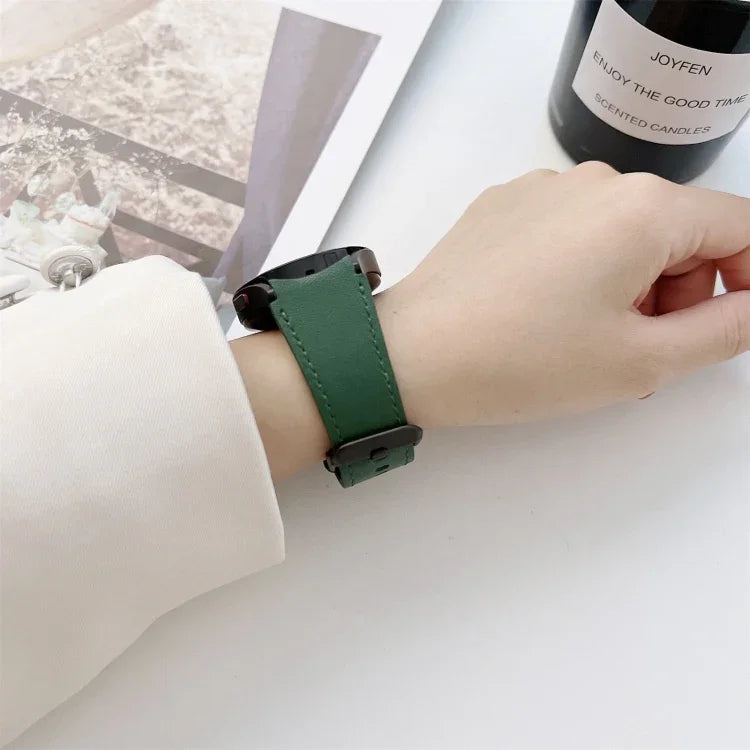 สายรัดนาฬิกาหนังสองด้าน สำหรับ Samsung Galaxy Watch4 40 มม. / 44 มม.