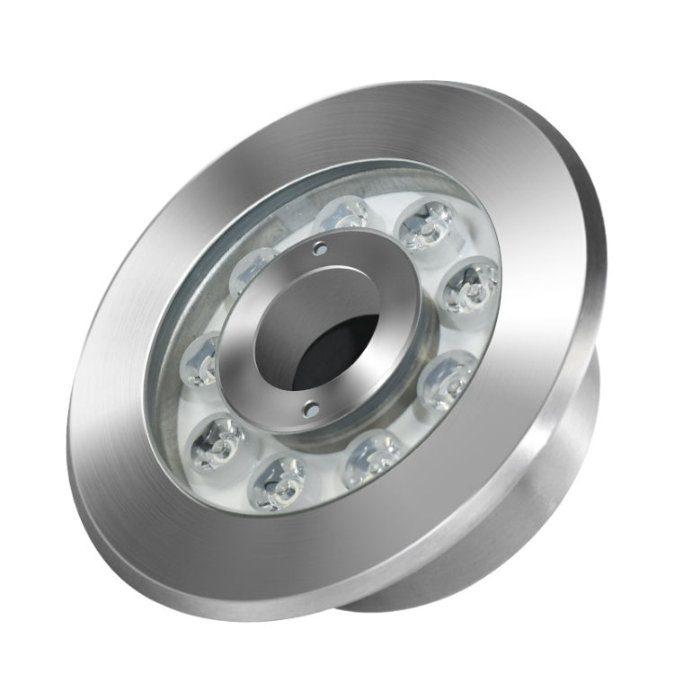 ไฟน้ำพุใต้น้ำวงแหวน LED สแตนเลสเปลี่ยนสีสันสำหรับภูมิทัศน์ กำลังไฟ 9W, 12W, 24W
