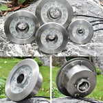ไฟน้ำพุใต้น้ำวงแหวน LED สแตนเลสเปลี่ยนสีสันสำหรับภูมิทัศน์ กำลังไฟ 9W, 12W, 24W