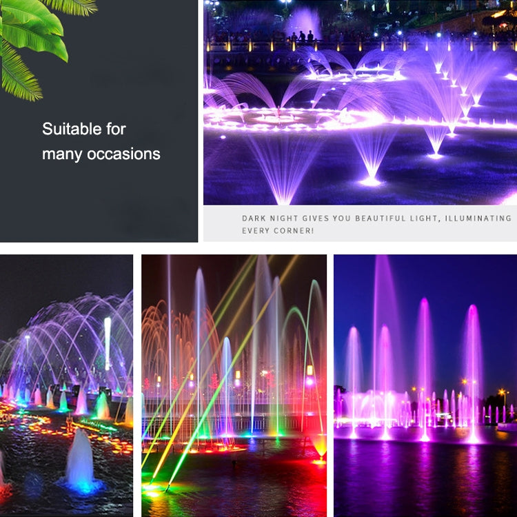 ไฟน้ำพุใต้น้ำวงแหวน LED สแตนเลสเปลี่ยนสีสันสำหรับภูมิทัศน์ กำลังไฟ 9W, 12W, 24W