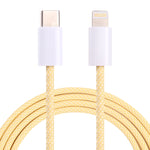 สายข้อมูล PD USB-C / Type-C เป็น 8 Pin ความยาวสาย 1 เมตร, 12W, 20W