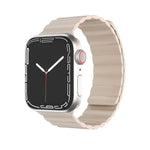 สายซิลิโคนเหลวแม่เหล็ก Mutural สำหรับ Apple Watch Series, 7 41มม. / 6&SE&5&4 40มม. / 3&2&1 38มม., 7 45มม. / 6&SE&5&4 44มม. / 3&2&1 42มม.