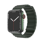สายซิลิโคนเหลวแม่เหล็ก Mutural สำหรับ Apple Watch Series, 7 41มม. / 6&SE&5&4 40มม. / 3&2&1 38มม., 7 45มม. / 6&SE&5&4 44มม. / 3&2&1 42มม.
