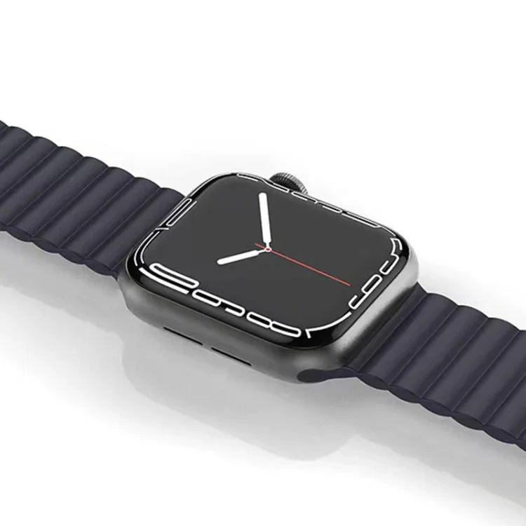 สายซิลิโคนเหลวแม่เหล็ก Mutural สำหรับ Apple Watch Series, 7 41มม. / 6&SE&5&4 40มม. / 3&2&1 38มม., 7 45มม. / 6&SE&5&4 44มม. / 3&2&1 42มม.