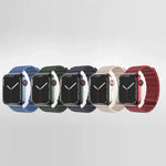 สายซิลิโคนเหลวแม่เหล็ก Mutural สำหรับ Apple Watch Series, 7 41มม. / 6&SE&5&4 40มม. / 3&2&1 38มม., 7 45มม. / 6&SE&5&4 44มม. / 3&2&1 42มม.