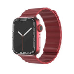 สายซิลิโคนเหลวแม่เหล็ก Mutural สำหรับ Apple Watch Series, 7 41มม. / 6&SE&5&4 40มม. / 3&2&1 38มม., 7 45มม. / 6&SE&5&4 44มม. / 3&2&1 42มม.