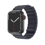 สายซิลิโคนเหลวแม่เหล็ก Mutural สำหรับ Apple Watch Series, 7 41มม. / 6&SE&5&4 40มม. / 3&2&1 38มม., 7 45มม. / 6&SE&5&4 44มม. / 3&2&1 42มม.
