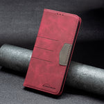 Magnetic Splicing Leather Phone Case, For iPhone XS Max, For iPhone XS / X, For iPhone 11 Pro