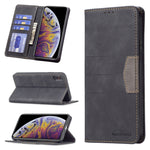 Magnetic Splicing Leather Phone Case, For iPhone XS Max, For iPhone XS / X, For iPhone 11 Pro