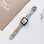 สาย TPU โปร่งใสไล่เฉดสีเจลลี่ สำหรับ Apple Watch Series, 7 41มม. / 6&SE&5&4 40มม. / 3&2&1 38มม., 7 45มม. / 6&SE&5&4 44มม. / 3&2&1 42มม.