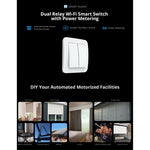 โมดูลสวิตช์สมาร์ท WiFi ควบคุมสองทาง Sonoff DUALR3, DUALR3